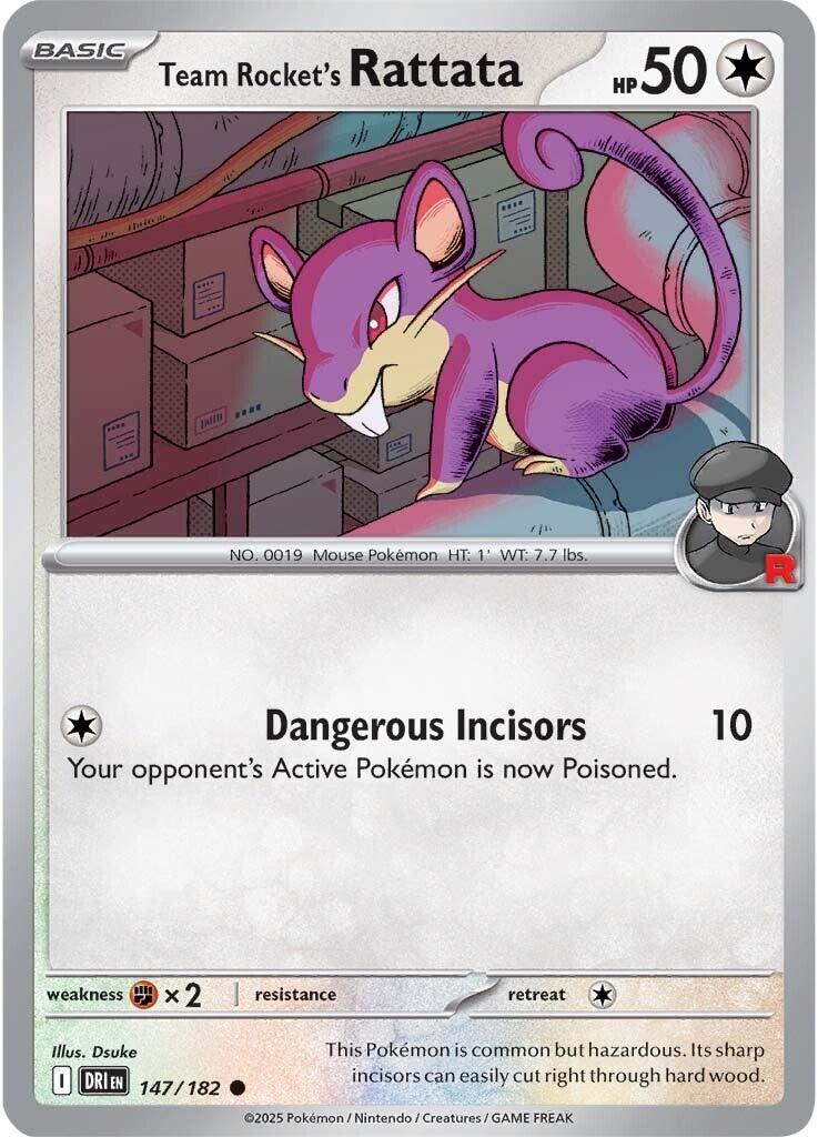 Team Rocket's Rattata (147/182) [Scarlet & Violet: Destined Rivals] | RetroPlay Games