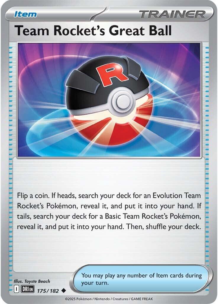 Team Rocket's Great Ball (175/182) [Scarlet & Violet: Destined Rivals] | RetroPlay Games