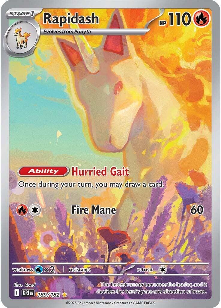 Rapidash (189/182) [Scarlet & Violet: Destined Rivals] | RetroPlay Games