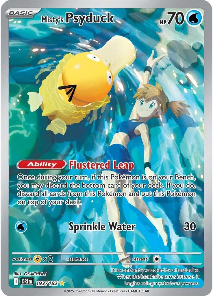 Misty's Psyduck (193/182) [Scarlet & Violet: Destined Rivals] | RetroPlay Games