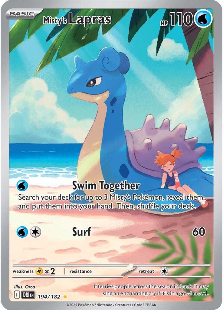 Misty's Lapras (194/182) [Scarlet & Violet: Destined Rivals] | RetroPlay Games