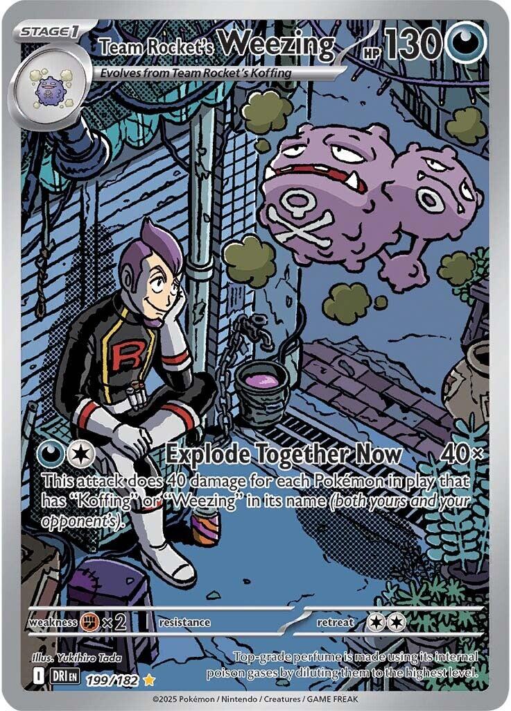 Team Rocket's Weezing (199/182) [Scarlet & Violet: Destined Rivals] | RetroPlay Games