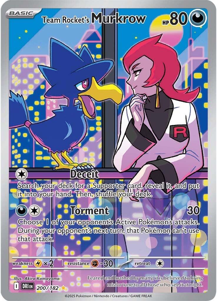 Team Rocket's Murkrow (200/182) [Scarlet & Violet: Destined Rivals] | RetroPlay Games