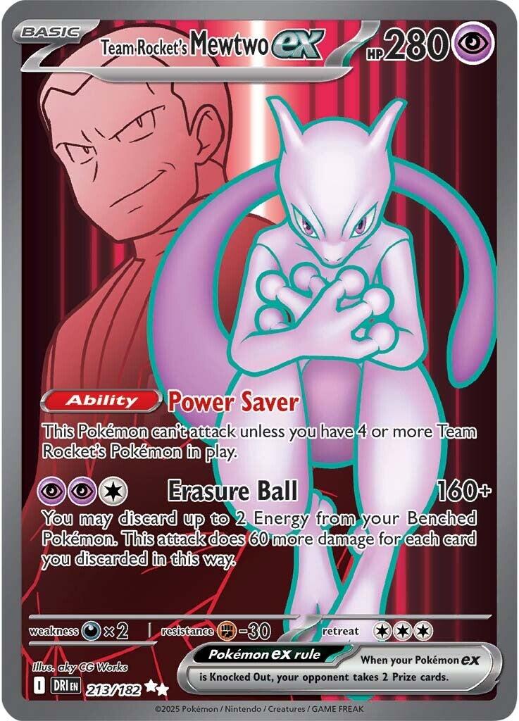 Team Rocket's Mewtwo ex (213/182) [Scarlet & Violet: Destined Rivals] | RetroPlay Games