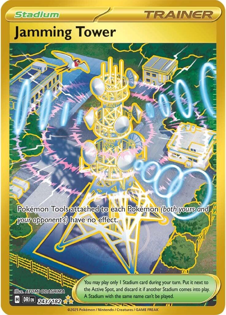 Jamming Tower (243/182) [Scarlet & Violet: Destined Rivals] | RetroPlay Games