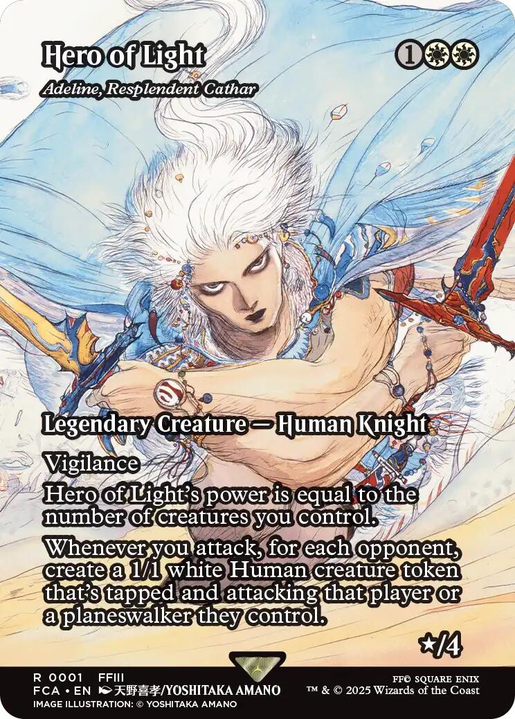 Hero of Light - Adeline, Resplendent Cathar (Showcase) [FINAL FANTASY : Through the Ages] | RetroPlay Games