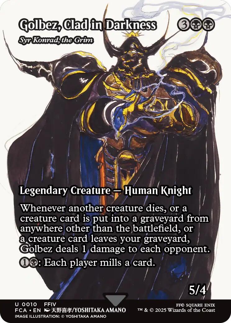 Golbez, Clad in Darkness - Syr Konrad, the Grim (Showcase) [FINAL FANTASY : Through the Ages] | RetroPlay Games