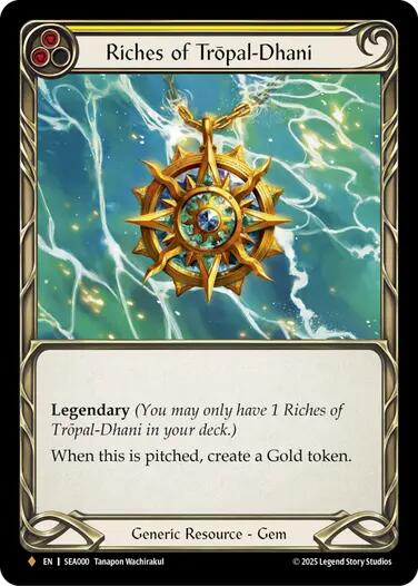 Riches of Tropal-Dhani [SEA000] (High Seas)  Rainbow Foil | RetroPlay Games