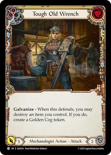 Tough Old Wrench (Yellow) [SEA034] (High Seas) | RetroPlay Games