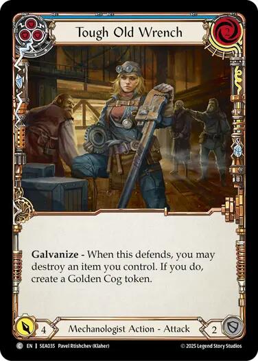 Tough Old Wrench (Blue) [SEA035] (High Seas) | RetroPlay Games