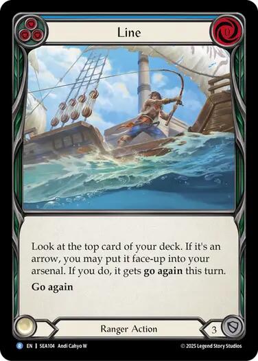 Line [SEA104] (High Seas)  Rainbow Foil | RetroPlay Games