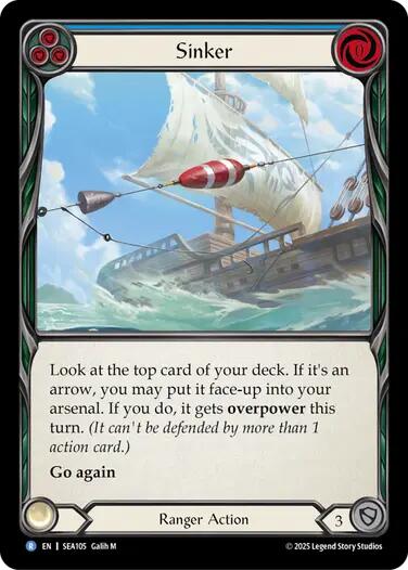 Sinker [SEA105] (High Seas)  Rainbow Foil | RetroPlay Games