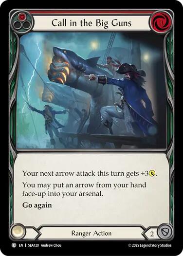 Call in the Big Guns (Red) [SEA120] (High Seas) | RetroPlay Games