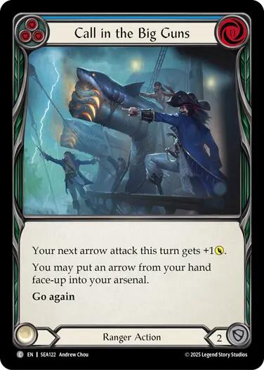 Call in the Big Guns (Blue) [SEA122] (High Seas) | RetroPlay Games