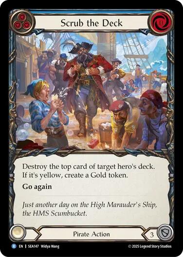 Scrub the Deck [SEA147] (High Seas)  Rainbow Foil | RetroPlay Games