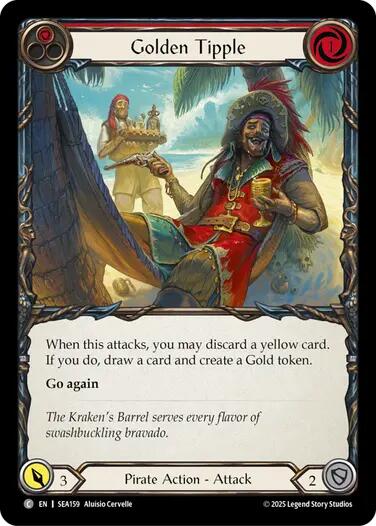 Golden Tipple (Red) [SEA159] (High Seas)  Rainbow Foil | RetroPlay Games