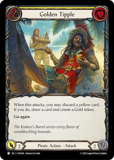 Golden Tipple (Yellow) [SEA160] (High Seas)  Rainbow Foil | RetroPlay Games