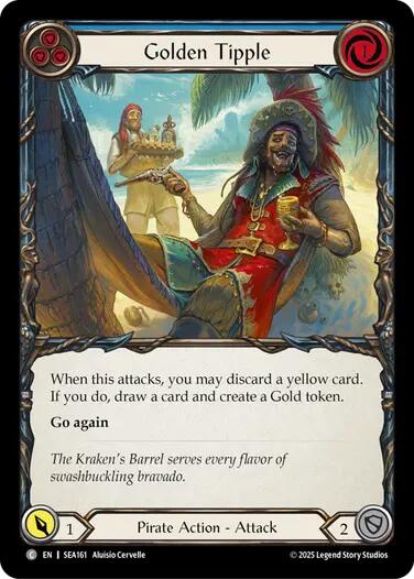 Golden Tipple (Blue) [SEA161] (High Seas)  Rainbow Foil | RetroPlay Games