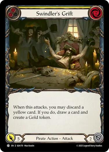 Swindler's Grift (Yellow) [SEA170] (High Seas)  Rainbow Foil | RetroPlay Games