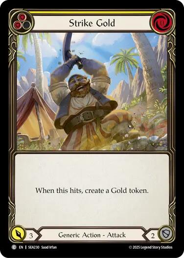 Strike Gold (Yellow) [SEA230] (High Seas)  Rainbow Foil | RetroPlay Games