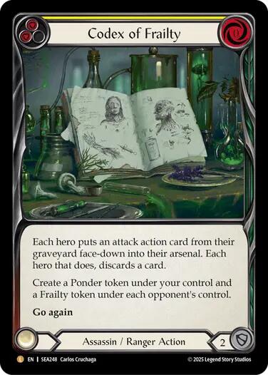 Codex of Frailty [SEA248] (High Seas)  Rainbow Foil | RetroPlay Games