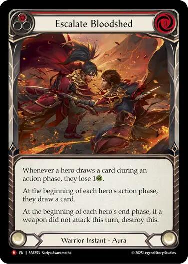 Escalate Bloodshed [SEA253] (High Seas)  Rainbow Foil | RetroPlay Games
