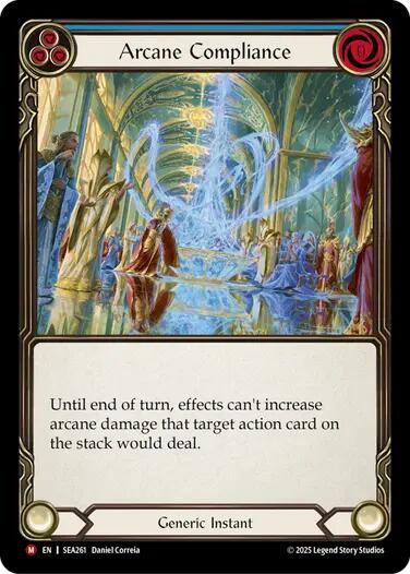 Arcane Compliance [SEA261] (High Seas)  Rainbow Foil | RetroPlay Games