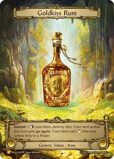 Goldkiss Rum (Treasure) [SEA245] (High Seas)  Cold Foil | RetroPlay Games
