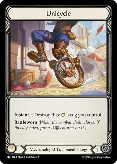 Unicycle (Treasure) [SEA010] (High Seas)  Cold Foil | RetroPlay Games