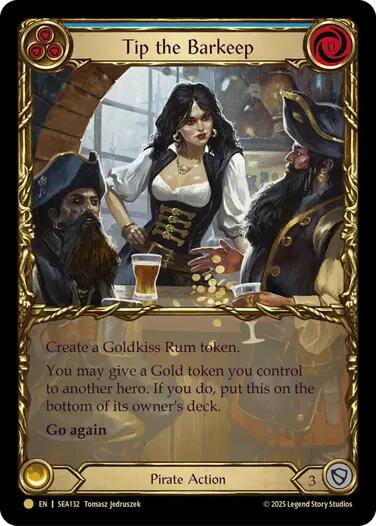Tip the Barkeep (Treasure) [SEA132] (High Seas)  Cold Foil | RetroPlay Games