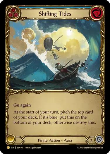 Shifting Tides (Treasure) [SEA148] (High Seas)  Cold Foil | RetroPlay Games