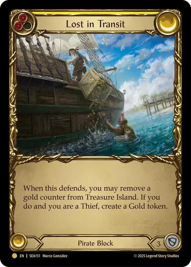 Lost in Transit (Treasure) [SEA151] (High Seas)  Cold Foil | RetroPlay Games