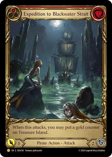 Expedition to Blackwater Strait (Treasure) [SEA156] (High Seas)  Cold Foil | RetroPlay Games