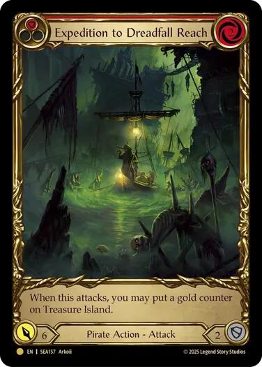 Expedition to Dreadfall Reach (Treasure) [SEA157] (High Seas)  Cold Foil | RetroPlay Games