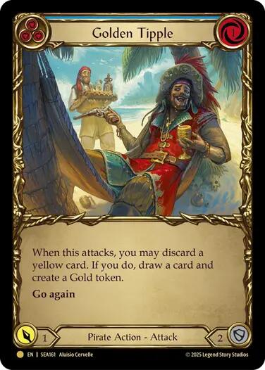 Golden Tipple (Blue) (Treasure) [SEA161] (High Seas)  Cold Foil | RetroPlay Games