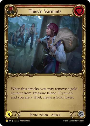 Thiev'n Varmints (Treasure) [SEA172] (High Seas)  Cold Foil | RetroPlay Games
