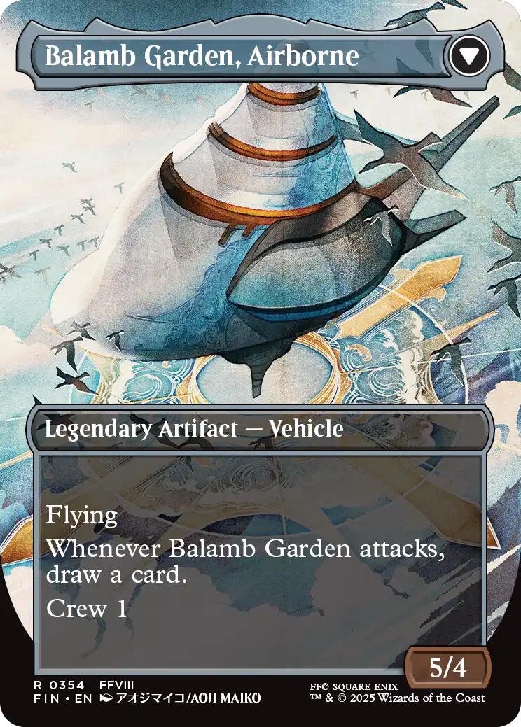 Balamb Garden, SeeD Academy // Balamb Garden, Airborne (Borderless) [FINAL FANTASY] | RetroPlay Games