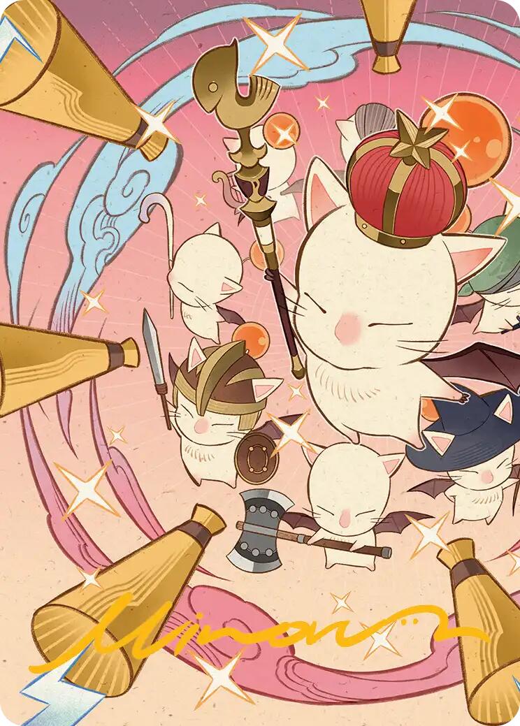 Summon: Good King Mog XII Art Card (Gold-Stamped Signature) [FINAL FANTASY Art Series] | RetroPlay Games