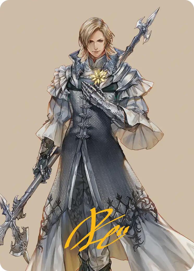 Dion, Bahamut's Dominant Art Card (Gold-Stamped Signature) [FINAL FANTASY Art Series] | RetroPlay Games