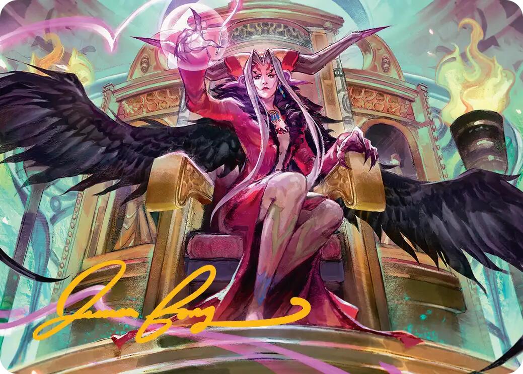 Sorceress's Schemes Art Card (Gold-Stamped Signature) [FINAL FANTASY Art Series] | RetroPlay Games