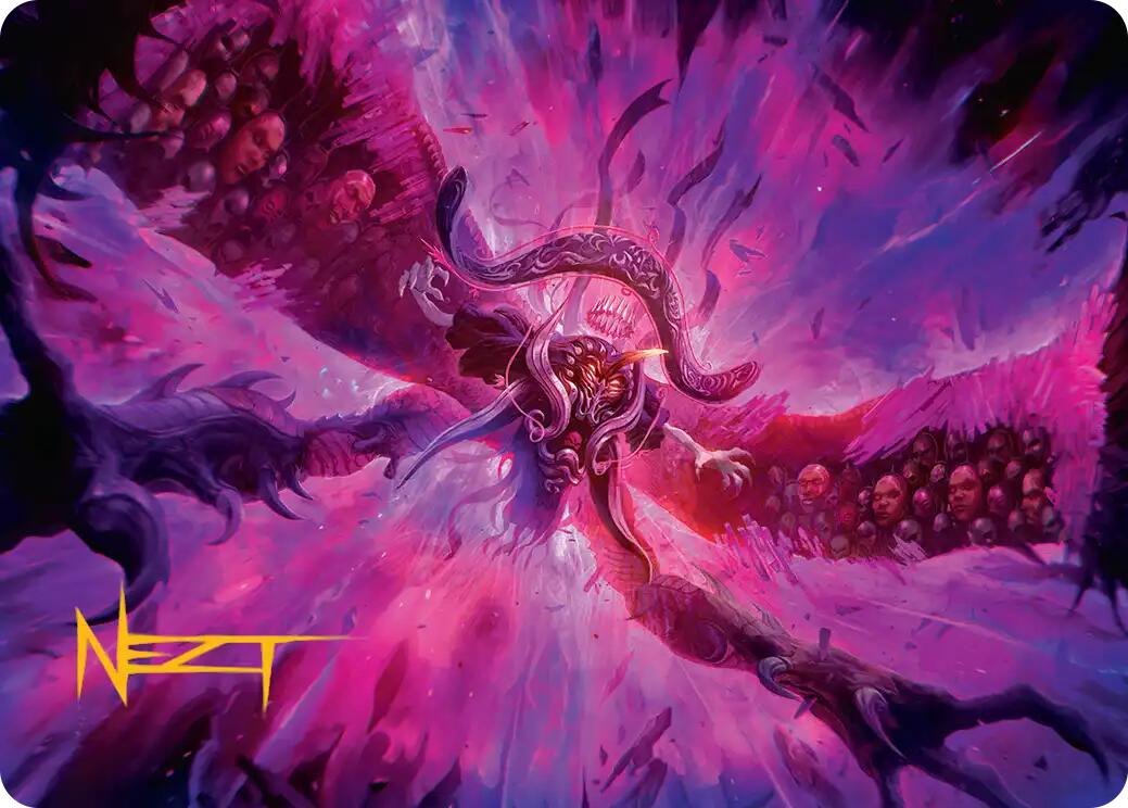Hades, Sorcerer of Eld Art Card (Gold-Stamped Signature) [FINAL FANTASY Art Series] | RetroPlay Games