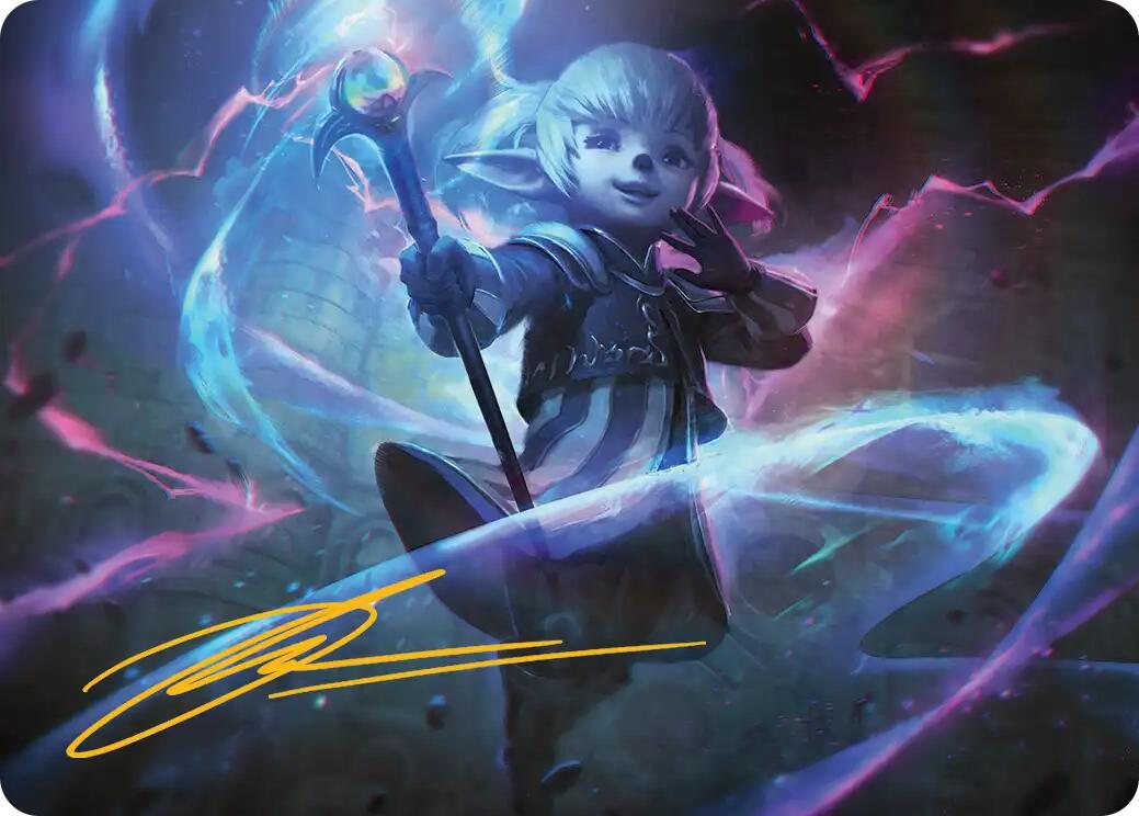 Shantotto, Tactician Magician Art Card (Gold-Stamped Signature) [FINAL FANTASY Art Series] | RetroPlay Games