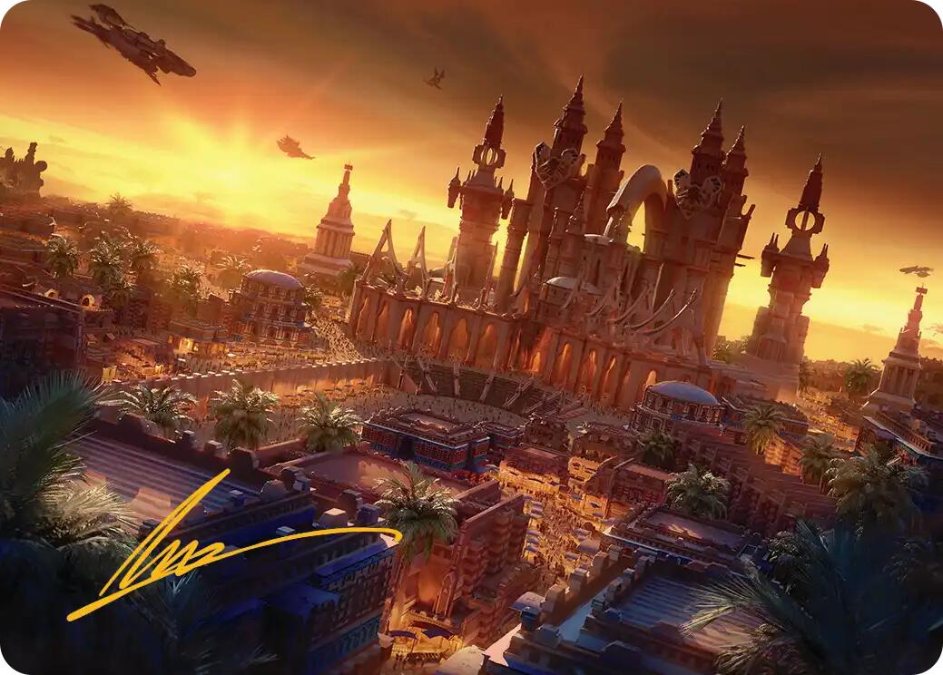 Rabanastre, Royal City Art Card (Gold-Stamped Signature) [FINAL FANTASY Art Series] | RetroPlay Games