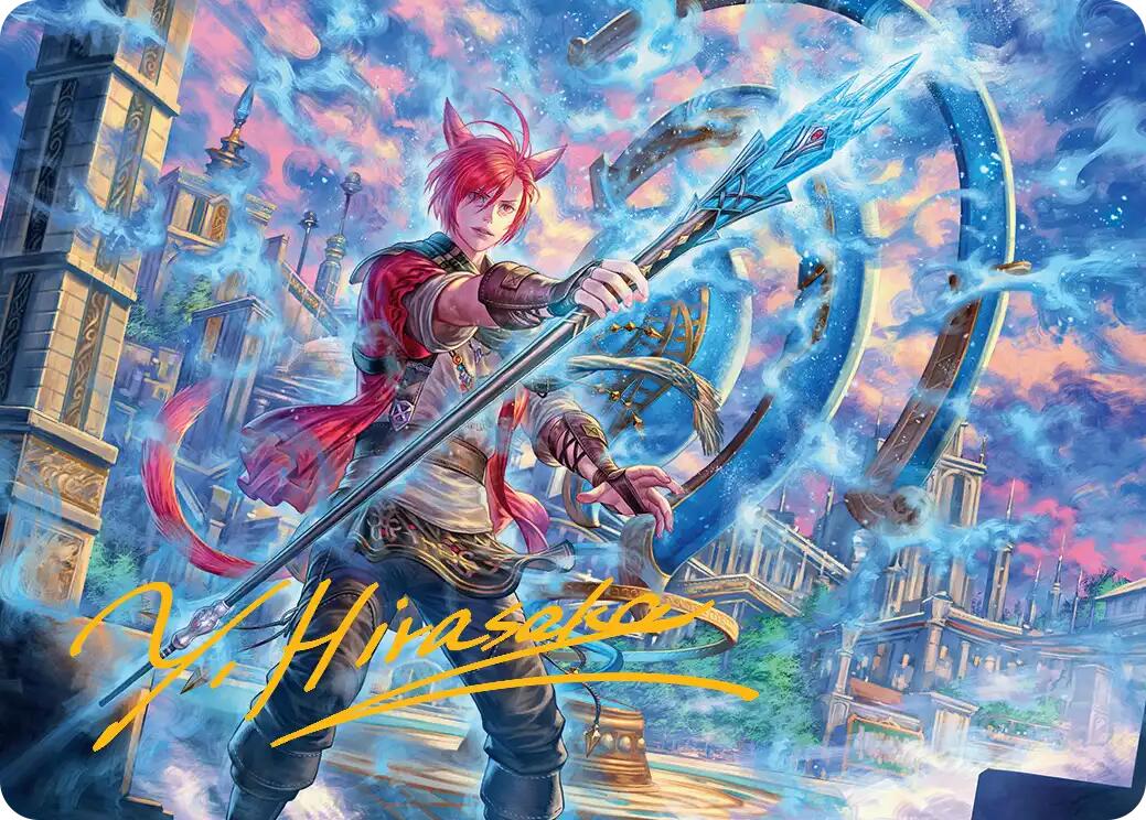 G'raha Tia, Scion Reborn Art Card (19) (Gold-Stamped Signature) [FINAL FANTASY Art Series] | RetroPlay Games