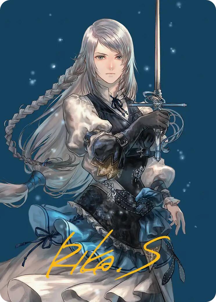 Jill, Shiva's Dominant Art Card (Gold-Stamped Signature) [FINAL FANTASY Art Series] | RetroPlay Games