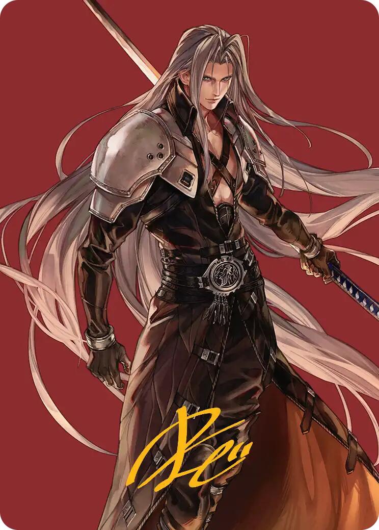Sephiroth, Fabled SOLDIER Art Card (Gold-Stamped Signature) [FINAL FANTASY Art Series] | RetroPlay Games