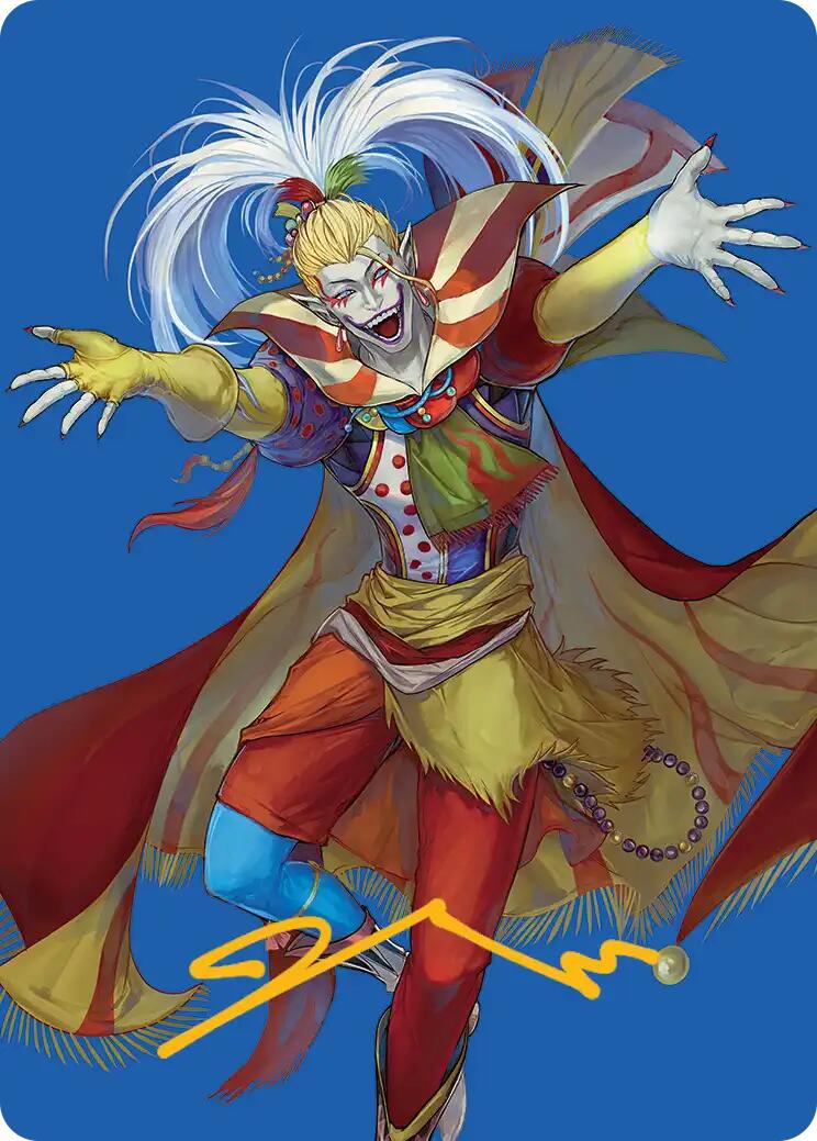 Kefka, Court Mage Art Card (Gold-Stamped Signature) [FINAL FANTASY Art Series] | RetroPlay Games