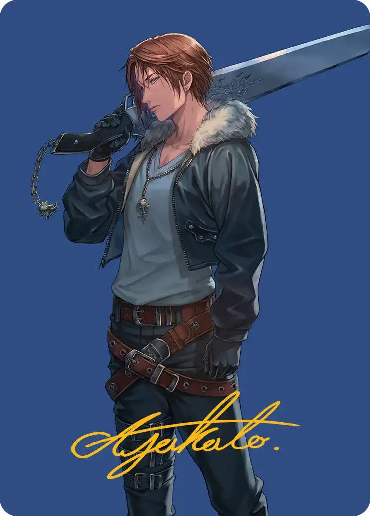 Squall, SeeD Mercenary Art Card (Gold-Stamped Signature) [FINAL FANTASY Art Series] | RetroPlay Games