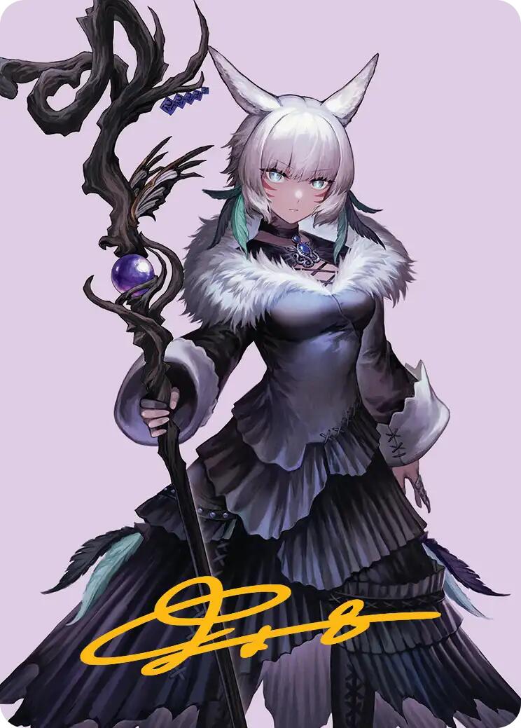 Y'shtola, Night's Blessed Art Card (53) (Gold-Stamped Signature) [FINAL FANTASY Art Series] | RetroPlay Games