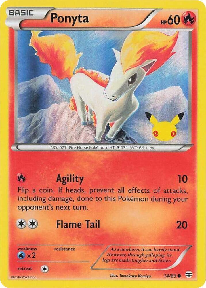 Ponyta (014/083) (UK Exclusive Promo) [Miscellaneous Cards] | RetroPlay Games